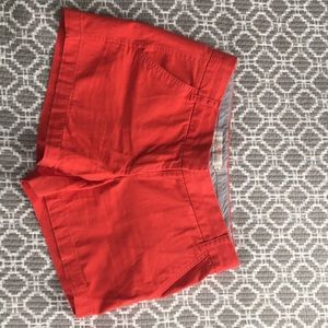 SZ 4 J Crew chino shorts, burnt orange